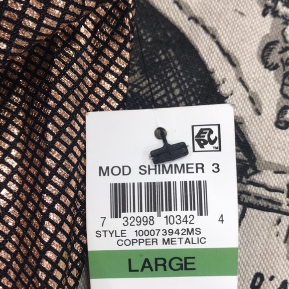 Alfani Pleated Metallic Midi Skirt - Picture 6 of 7